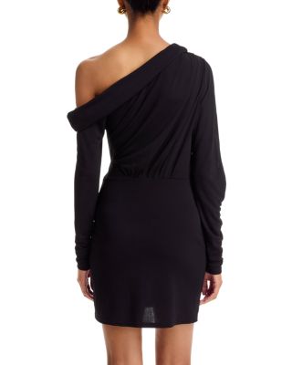 Off The Shoulder Jersey Mini Dress - Exclusive - thumbnail 4
