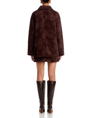 WAYF Rita Faux Suede Jacket | Bloomingdale's Women