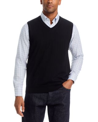 The Men's Store at Bloomingdale's V-Neck Merino Wool Vest - Exclusive