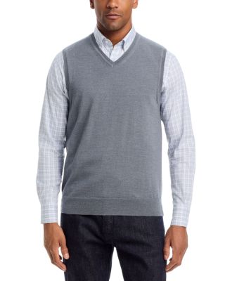 V-Neck Merino Wool Vest - Exclusive