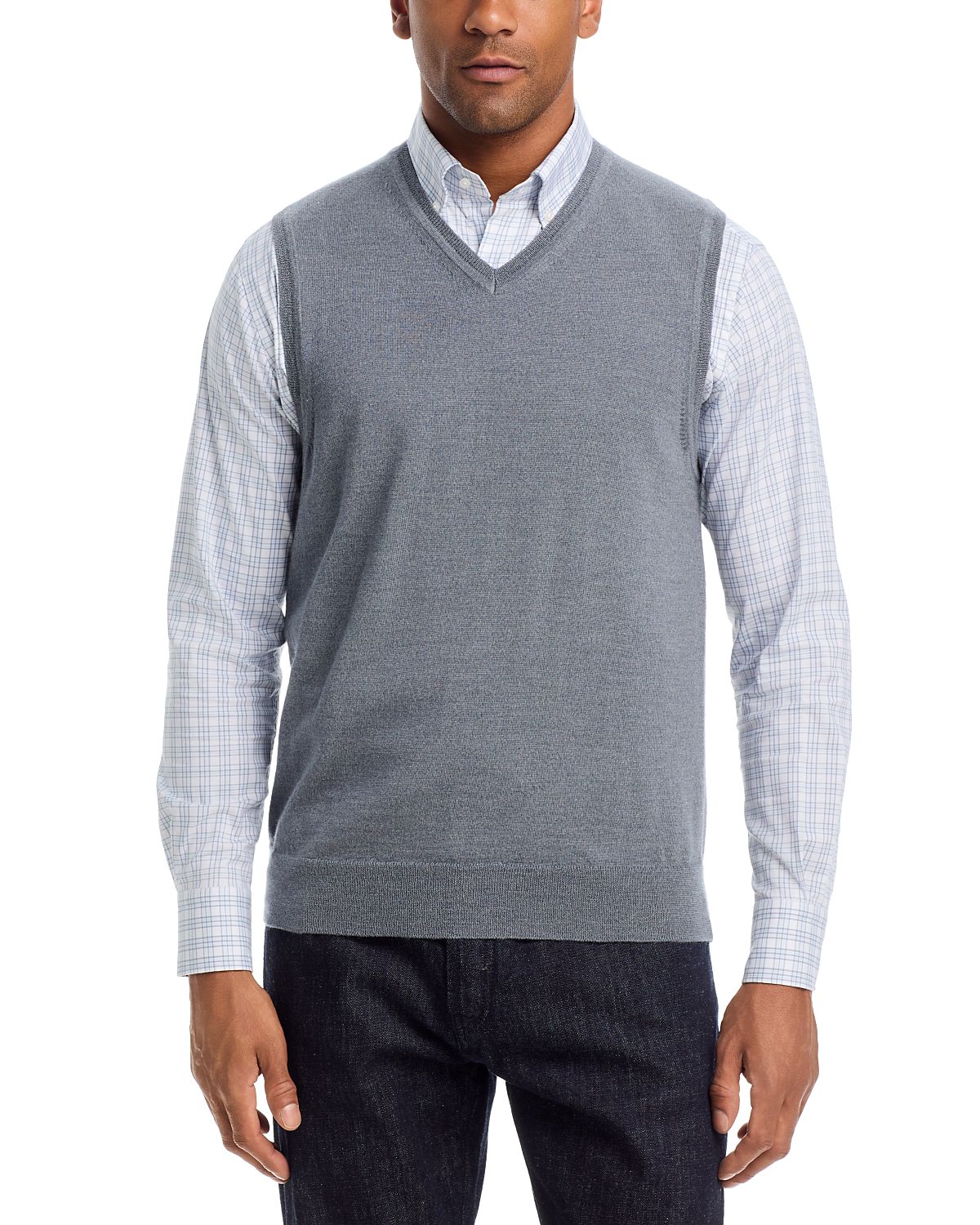 The Men's Store at Bloomingdale's V-Neck Merino Wool Sweater - Exclusive