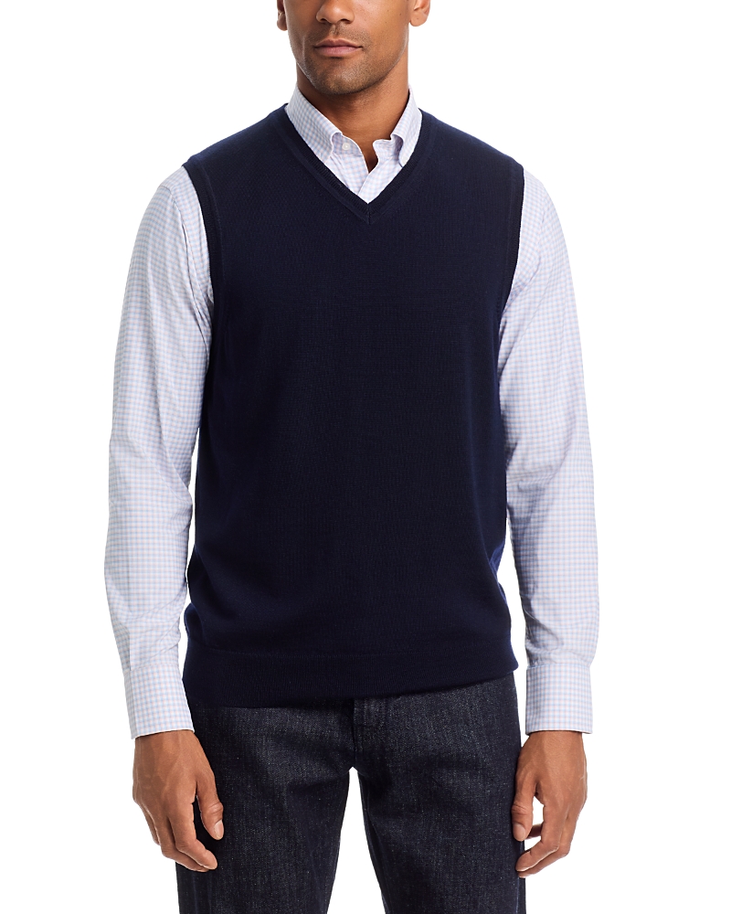 The Men's Store At Bloomingdale's V-Neck Merino Wool Vest - Exclusive