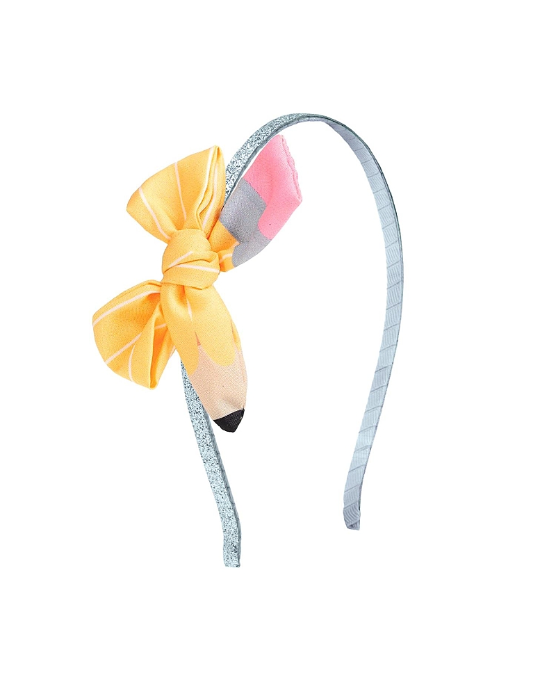 Sweet Wink Girls' School Days Pencil Bow Headband - Little Kid, Big Kid