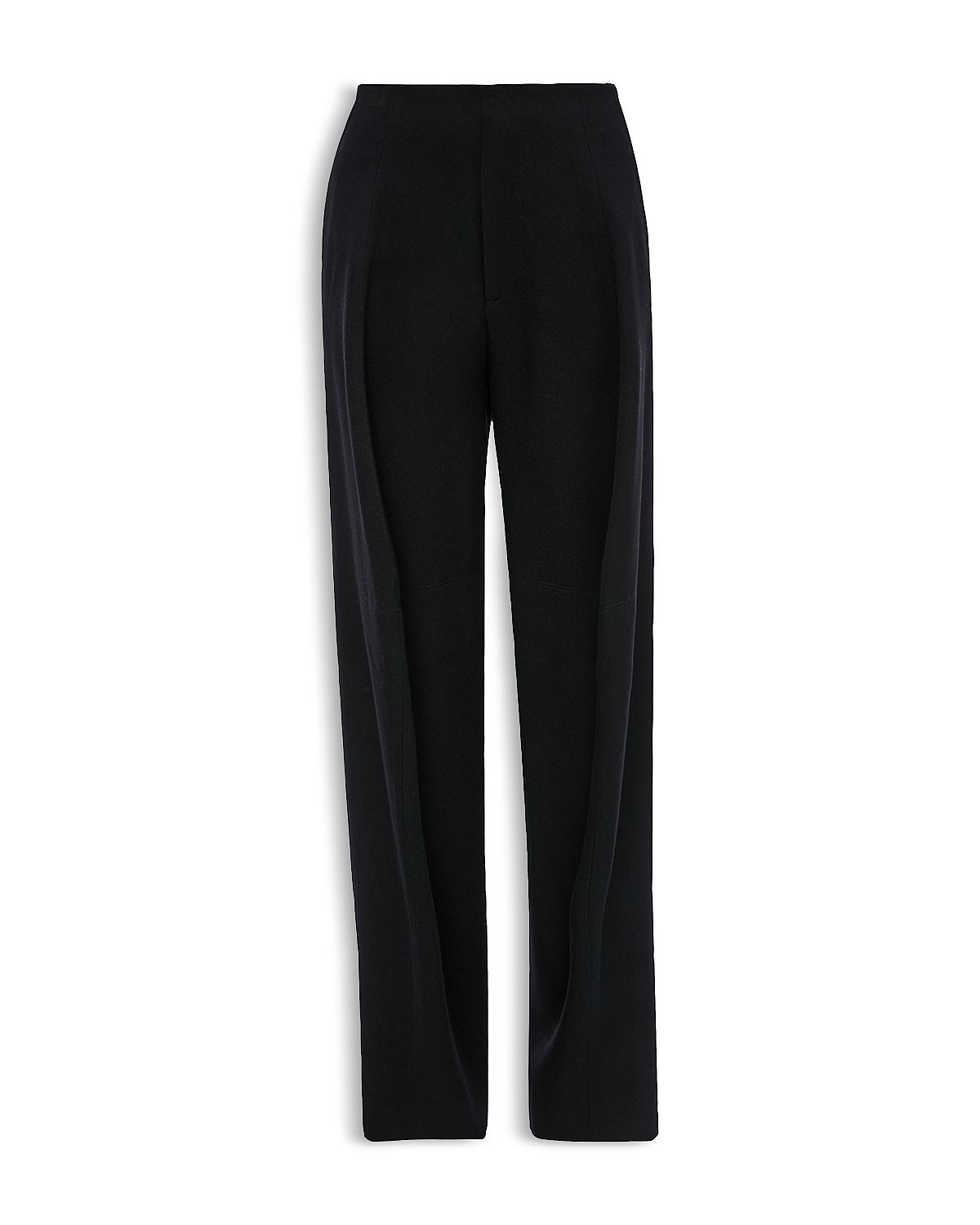 Victoria Beckham Wool Sculptural Leg Trousers