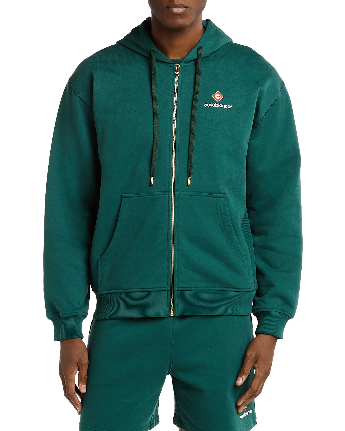 Casablanca Logo Drawstring Hoodie