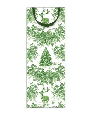Christmas in the Mountains Wine Gift Bag 
