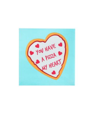  Y2K Pizza My Heart Paper Cocktail Napkins, Set of 20
