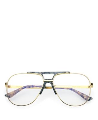 Unisex Aviator Logan Blue Light Reading Glasses, 58mm