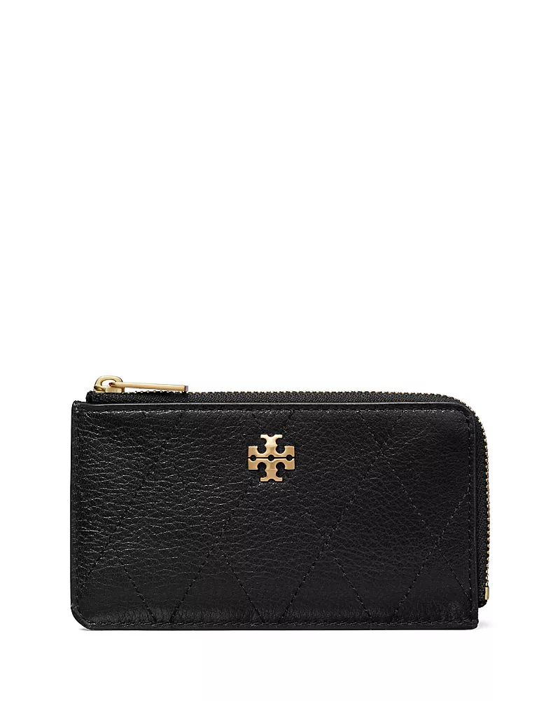 Tory Burch Charlie Quilted Leather Card Case