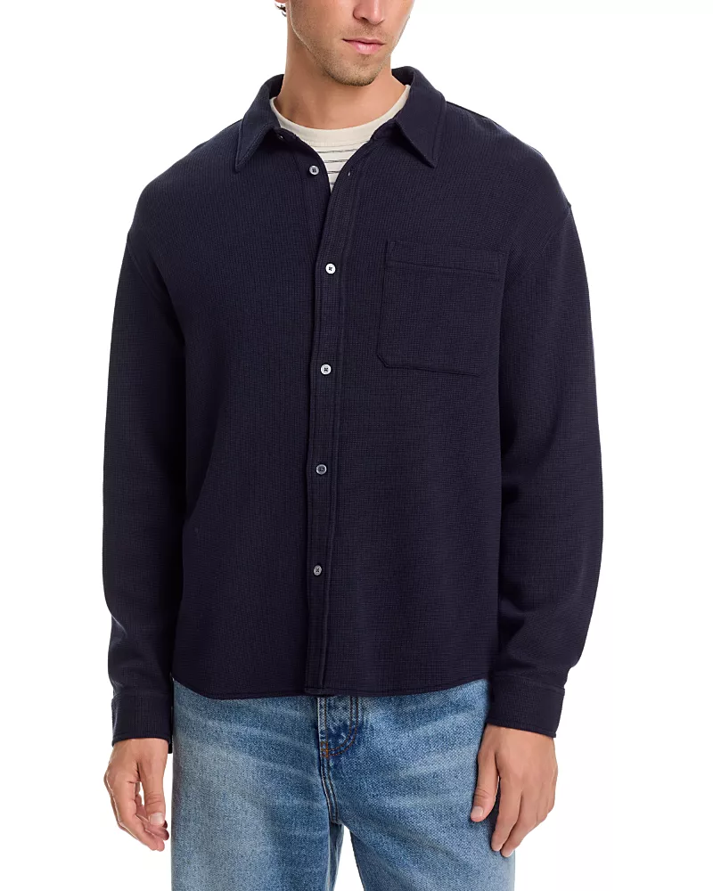 Frame Waffle Textured Shirt