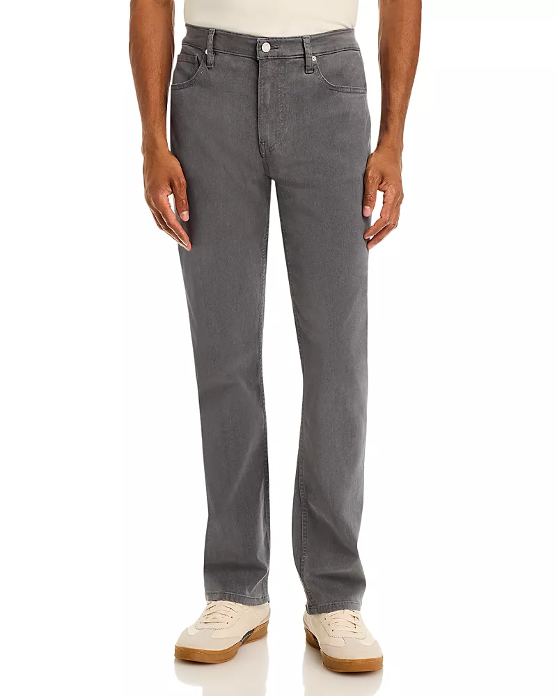 Frame Modern Straight Fit Brushed Twill 32.5 Jeans in Shadow Grey