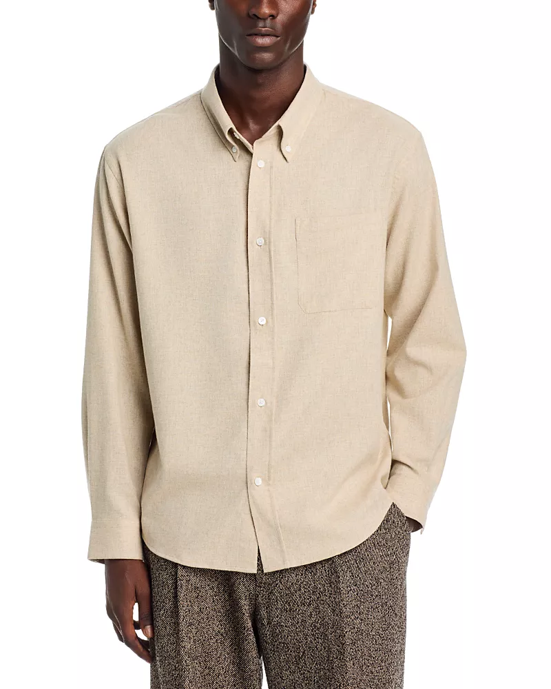 Frame Cream Heather Pocket Shirt
