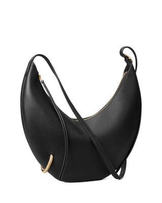 Pierced Leather Crossbody