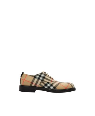  Men's Check Pembroke Derby Shoes
