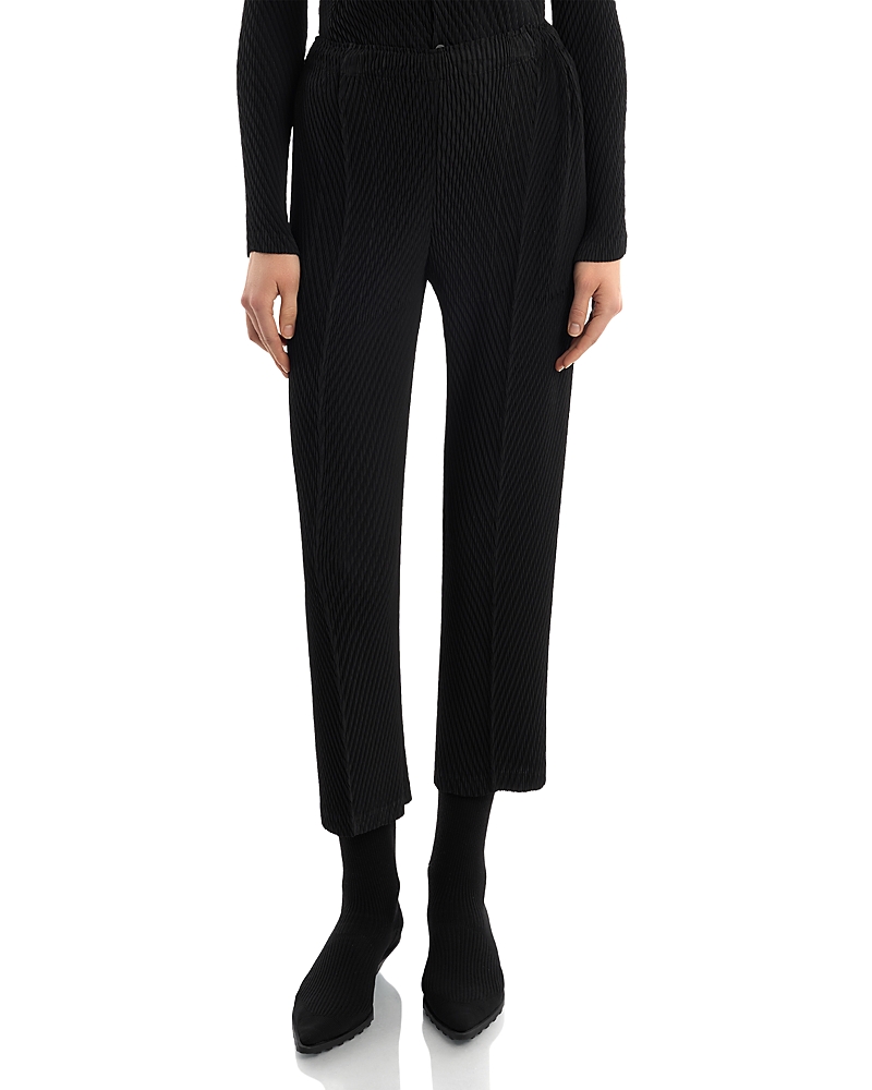 Issey Miyake Rhombus Pleat Textured Crop Pants