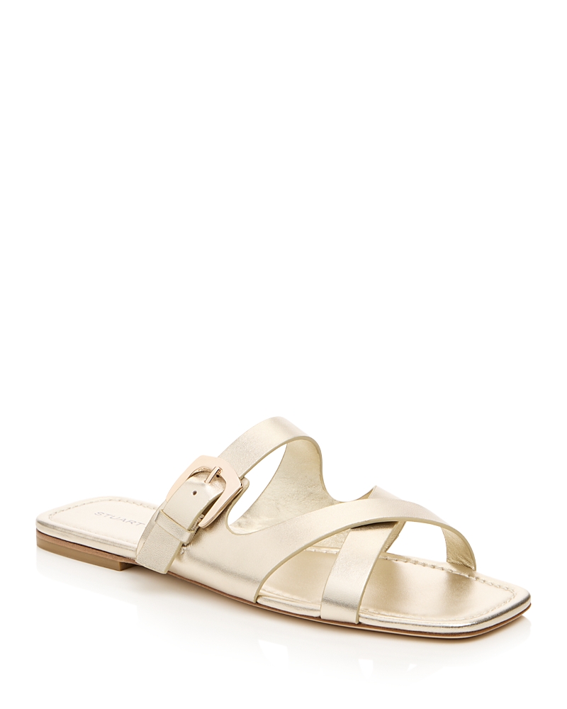 Stuart Weitzman Women's Sai Slide Sandals