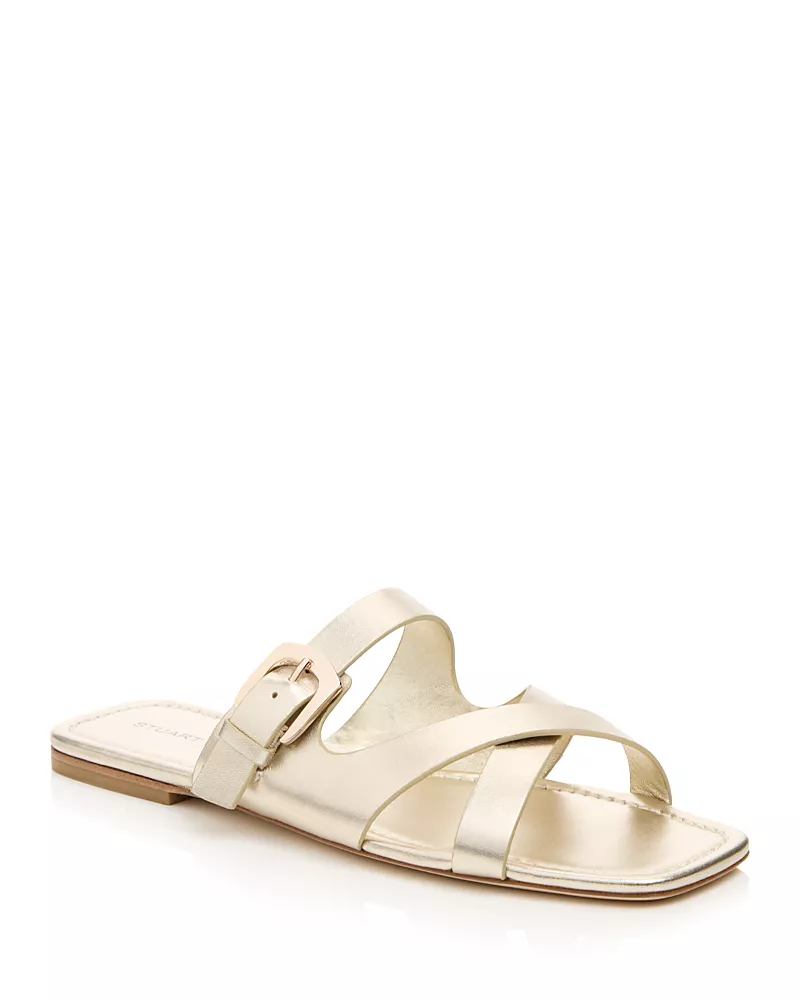 Stuart Weitzman Women's Sai Slide Sandals