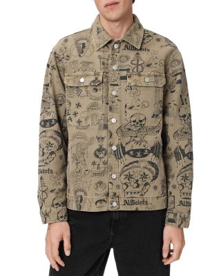 Sherb Tattoo Graphics Canvas Logo Shirt Jacket