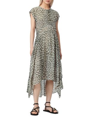 Arwen Asymmetric Hem Midi Dress