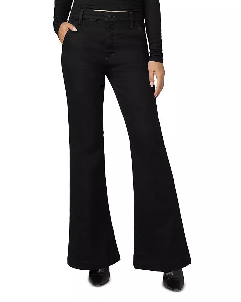 Joe's Jeans The Molly Petite High Rise Trouser Jeans in Black