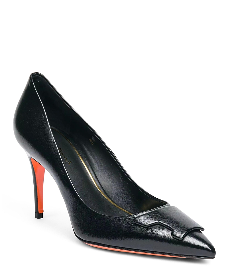 Santoni Women's High-Heel Patent Leather Pumps