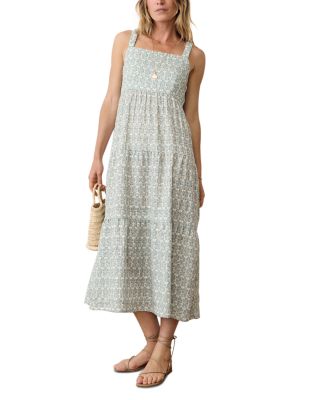 Alana Tiered Midi Dress