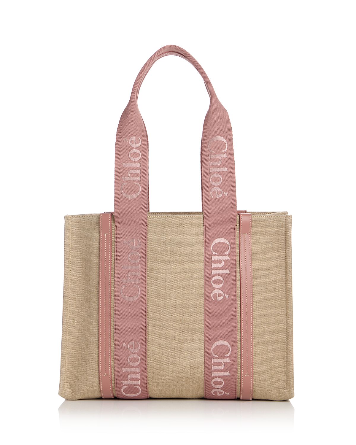 Chloe Woody Medium Canvas Tote