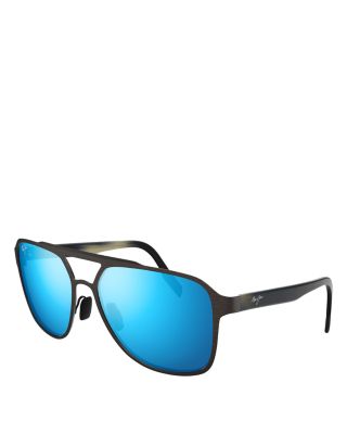 Blue Hawaii 2nd Reef Square Sunglasses, 59mm