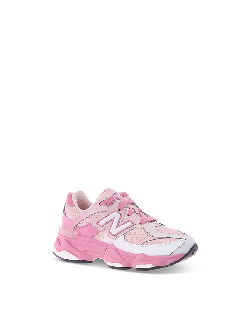 New Balance Girls' 9060 Lace Up Running Sneakers - Little Kid