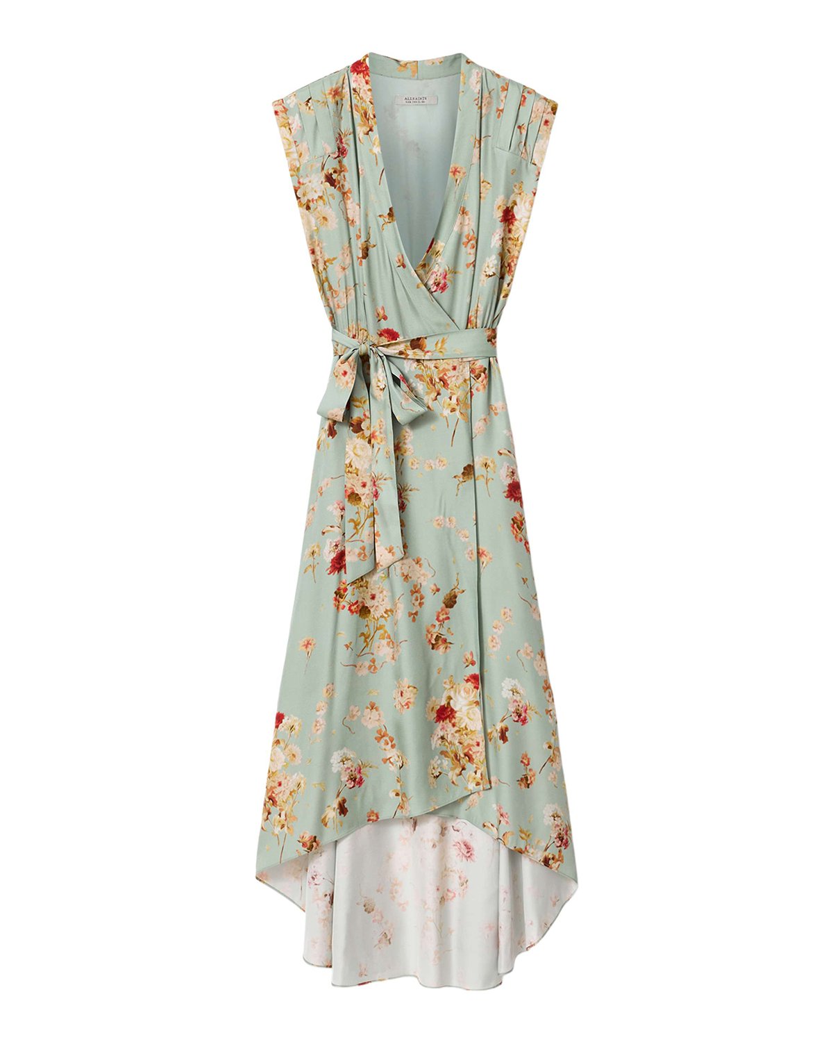 Mira Printed Wrap Dress