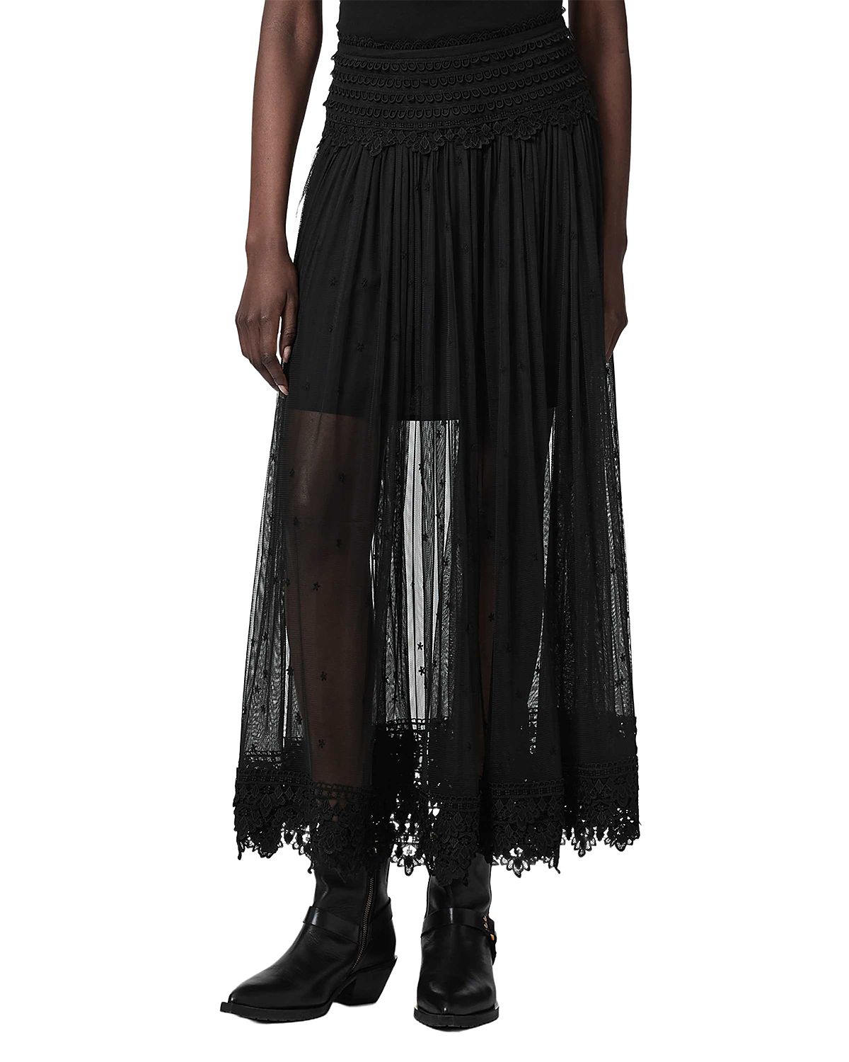 Allsaints Trixie Lace Skirt