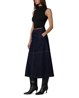 The Tavi Denim Skirt in Eminent - thumbnail 5