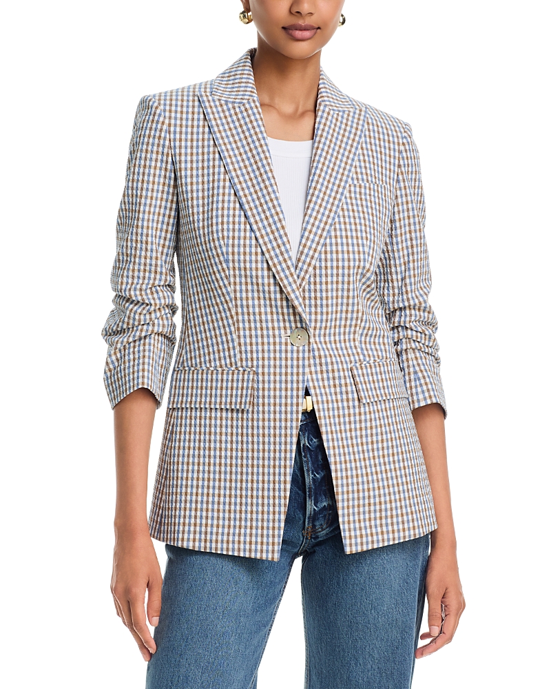Veronica Beard Clayton Plaid Dickey Jacket