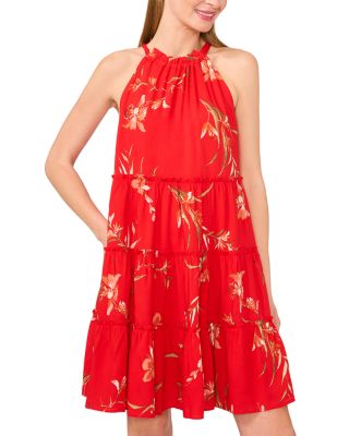 Tiered Halter Dress