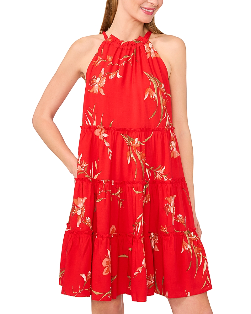 CeCe Tiered Halter Dress