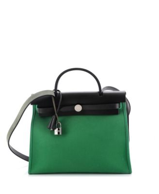 31 Herbag Zip Leather and Toile
