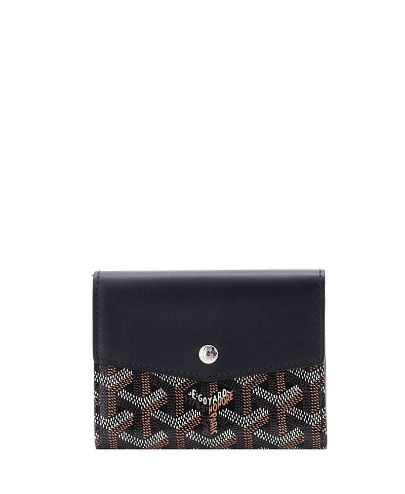 Pre-Owned Goyard Compact Saint Gabriel Wallet Coated Canvas and Leather