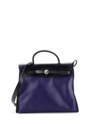 31 Herbag Zip Berline Vache Canvas and Leather