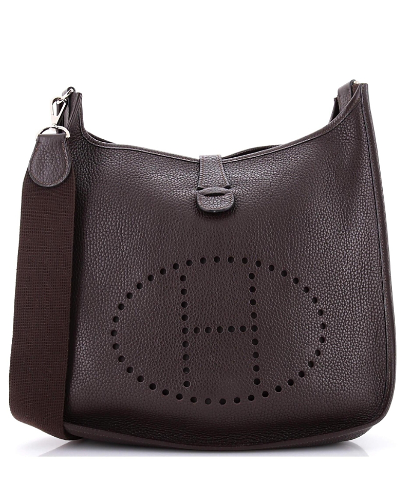 Pre-Owned HERMES Gm Evelyne Bag Gen Ii Clemence