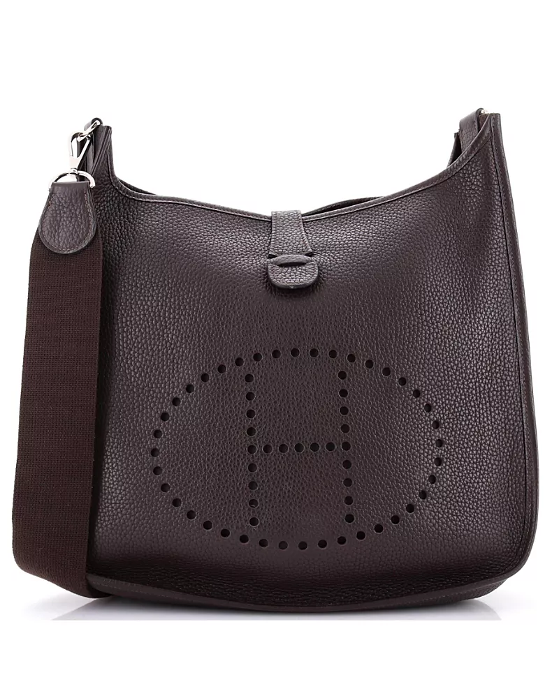 Pre-Owned HERMES Gm Evelyne Bag Gen Ii Clemence