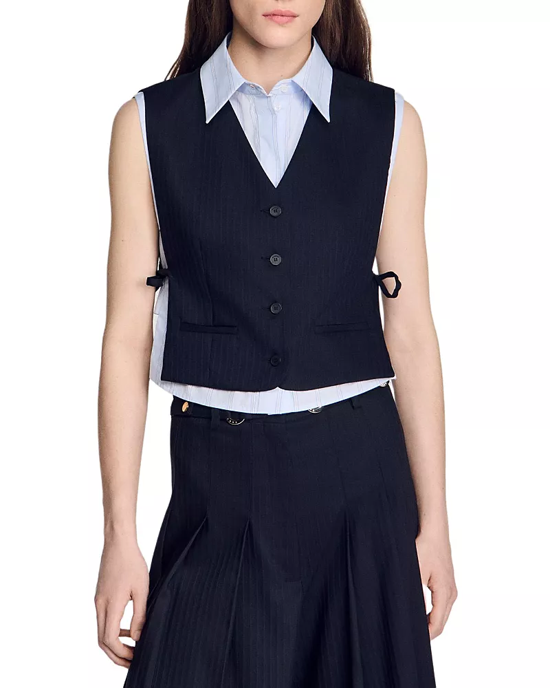 Sandro 2-in-1 Shirt & Vest