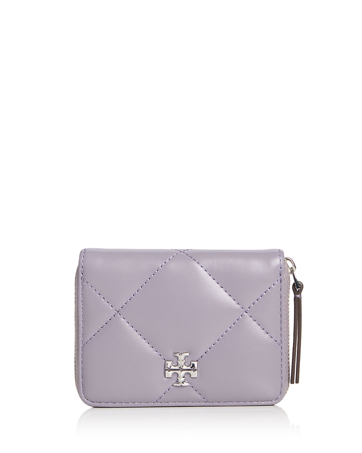 Tory Burch Small Kira Diamond Quilt Zip Around Wallet