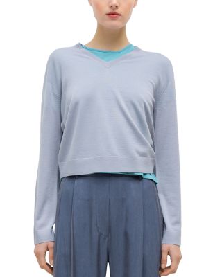 James V Neck Merino Wool Sweater