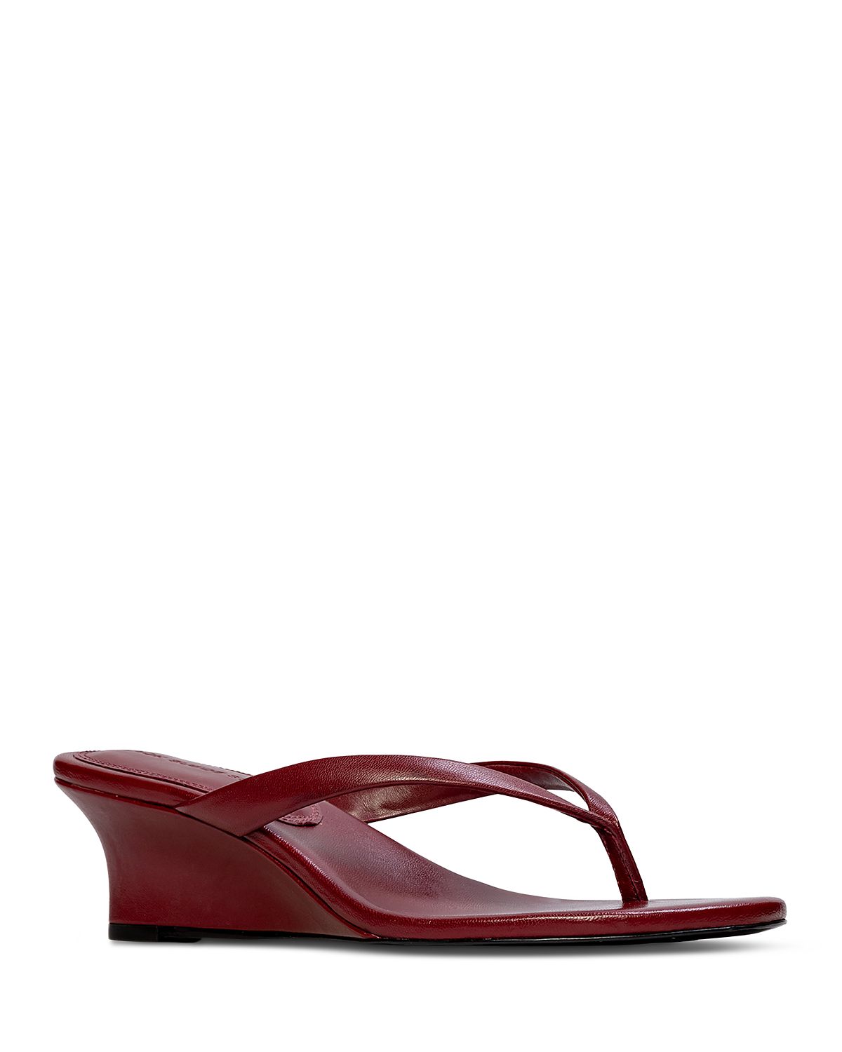 Black Suede Studio Women's Easy 50 Wedge Sandals
