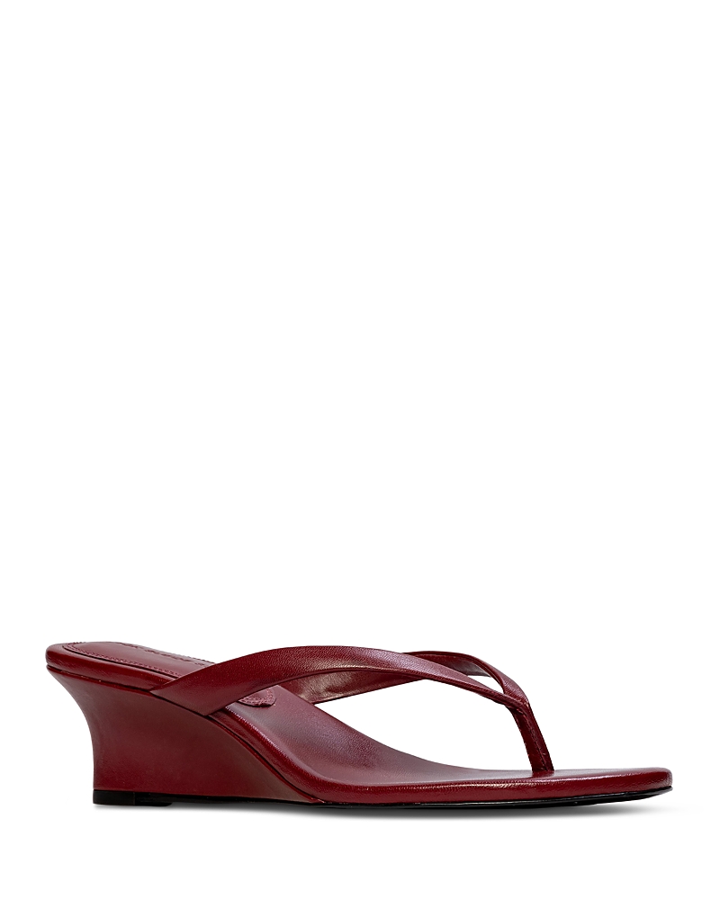 Black Suede Studio Women's Easy 50 Wedge Sandals