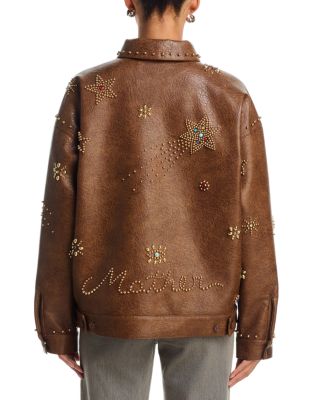 The Zip It Studded Faux Leather Jacket - thumbnail 5