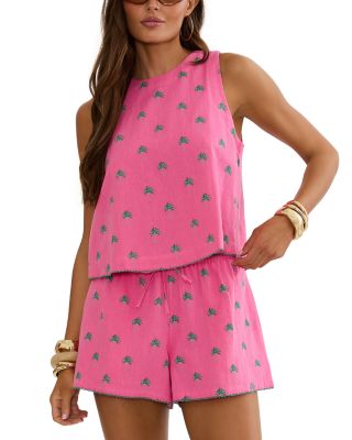 Dollie Sleeveless Top & Birkley Shorts Swim Cover-Up