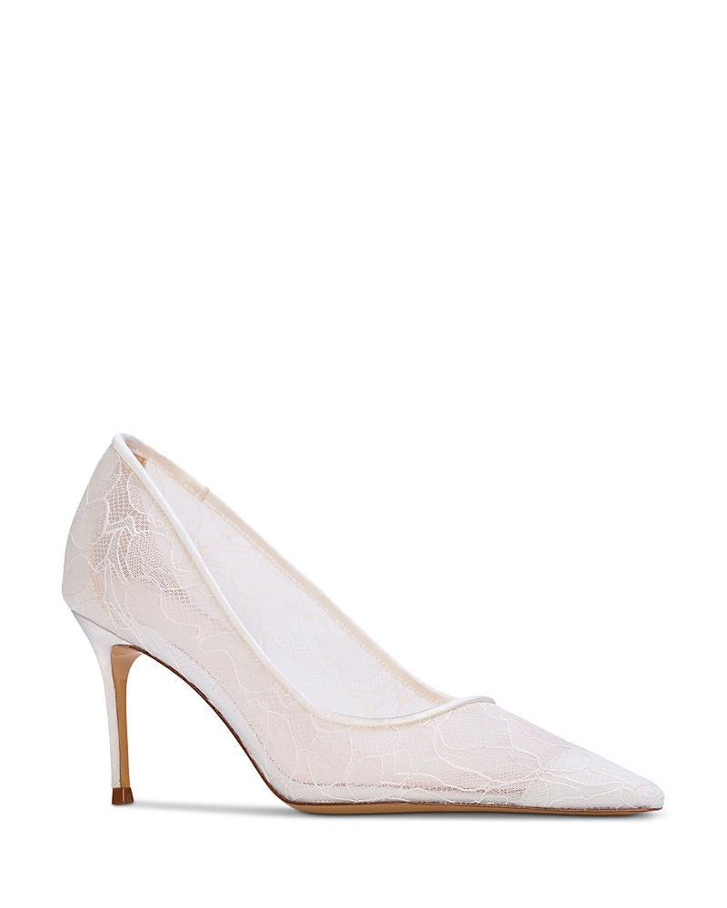 Black Suede Studio Women's Pointed Classic Pumps