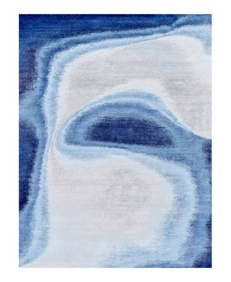 Bokara Rug Co Canvas Art W/ Silk Jcd16 Area Rug, 8'2" x 10'2"
