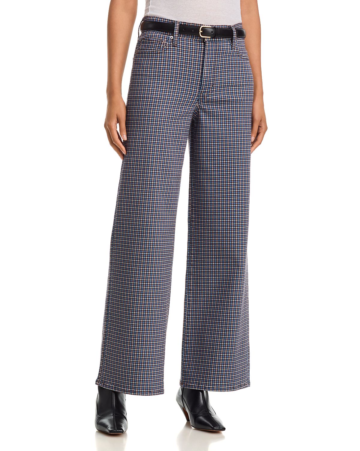 Frame Le Slim High Rise Palazzo Jeans